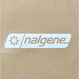 Nalgene -  Nalgene ナルゲン ステッカー　　　　　　◆15㎝◆グロスホワイト◆白◆