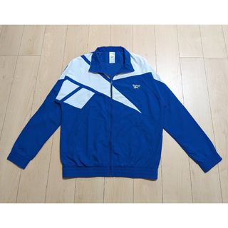 3XL 良品 Reebok クラシック トラックジャケット ブルー ホワイト