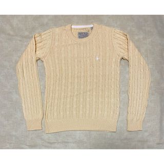 【新品】Jack Wills セーター　アラン模様　イエロー　Sサイズ(ニット/セーター)