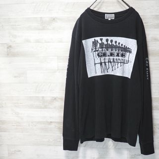 cvtvlist  long sleeve TEE 限定スプレーペイントカラーサーモンピンク系