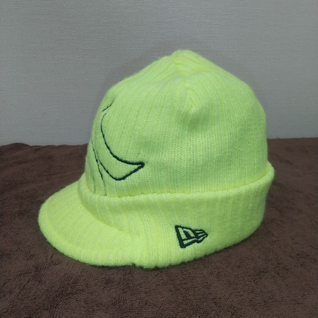 NEW ERA(ニューエラー)のNEW ERA×HURLEY ニューエラ×ハーレー ツバ付き ニット帽子 メンズの帽子(ニット帽/ビーニー)の商品写真