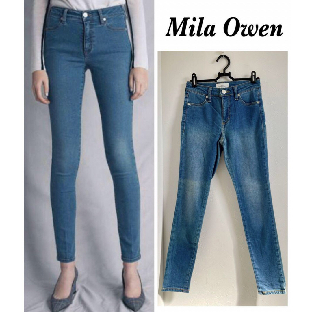 Mila Owen(ミラオーウェン)のMila Owen ミラオーウェン スキニーパンツ 美品 レディースのパンツ(デニム/ジーンズ)の商品写真