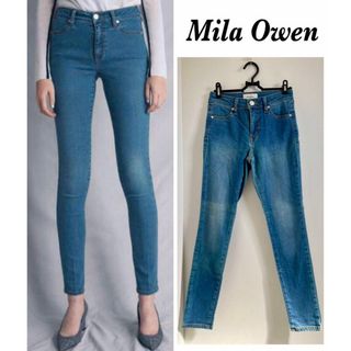 ミラオーウェン(Mila Owen)のMila Owen ミラオーウェン スキニーパンツ 美品(デニム/ジーンズ)