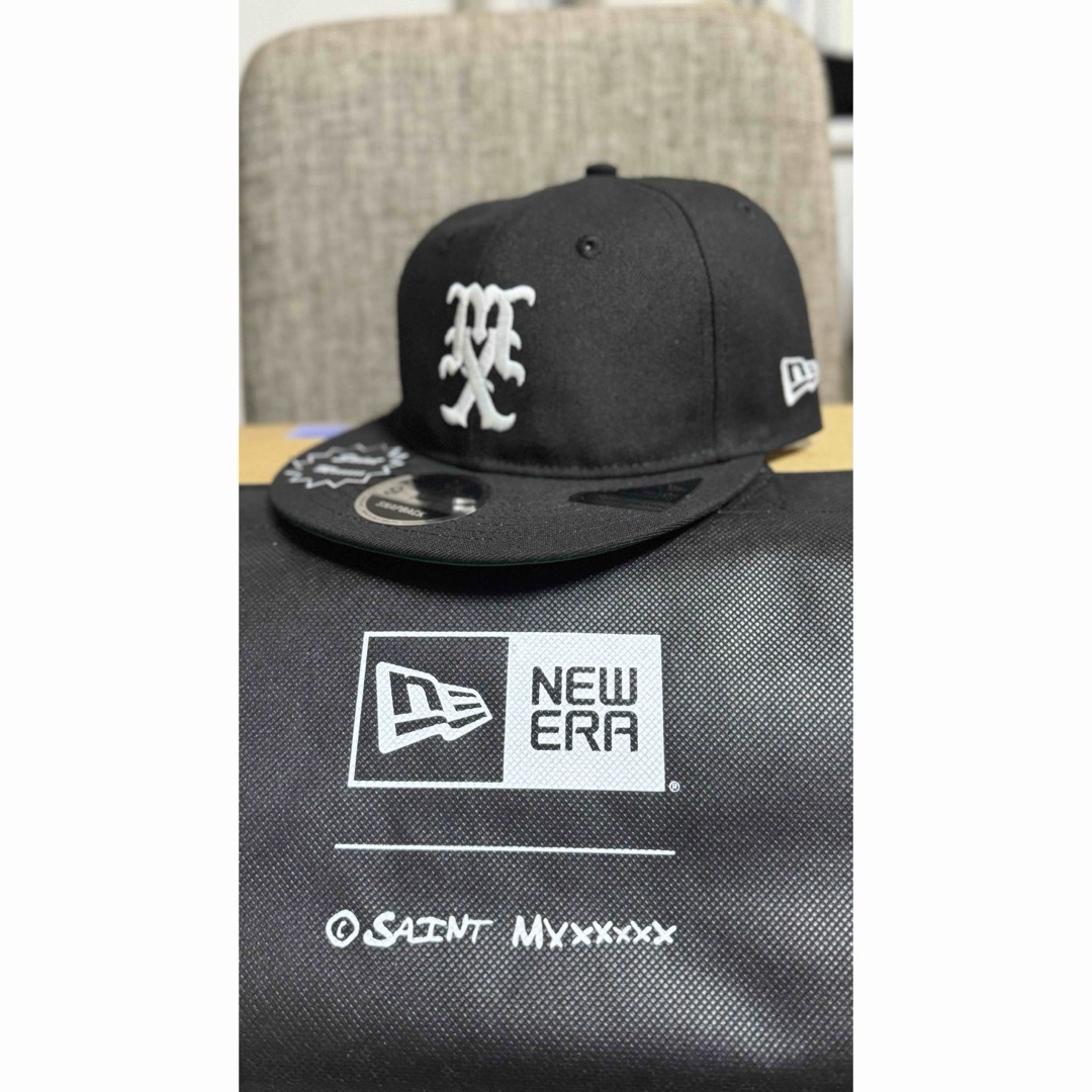 NEW ERA(ニューエラー)のSAINT Mxxxxxx NEW ERA 9FIFTY ブラック メンズの帽子(キャップ)の商品写真