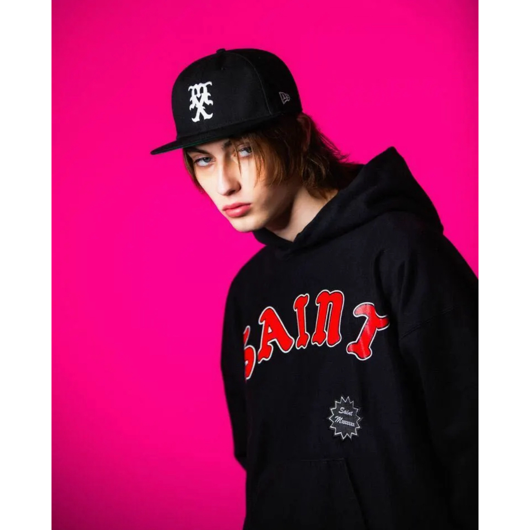 NEW ERA(ニューエラー)のSAINT Mxxxxxx NEW ERA 9FIFTY ブラック メンズの帽子(キャップ)の商品写真