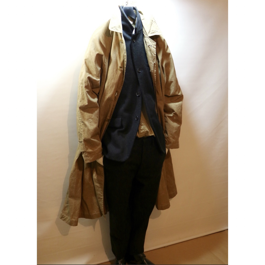 COMOLI(コモリ)のSans limite サンリミット コート 黒 comoli blurhms メンズのジャケット/アウター(ステンカラーコート)の商品写真