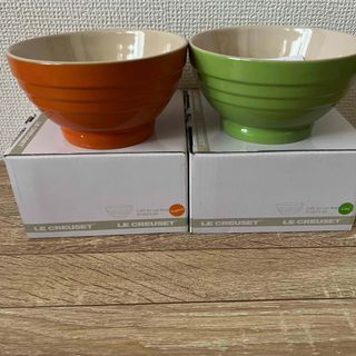 ルクルーゼ(LE CREUSET)の新品●ルクルーゼ  マルチボウル　2個セット カフェオレボウル ライスボウル(食器)