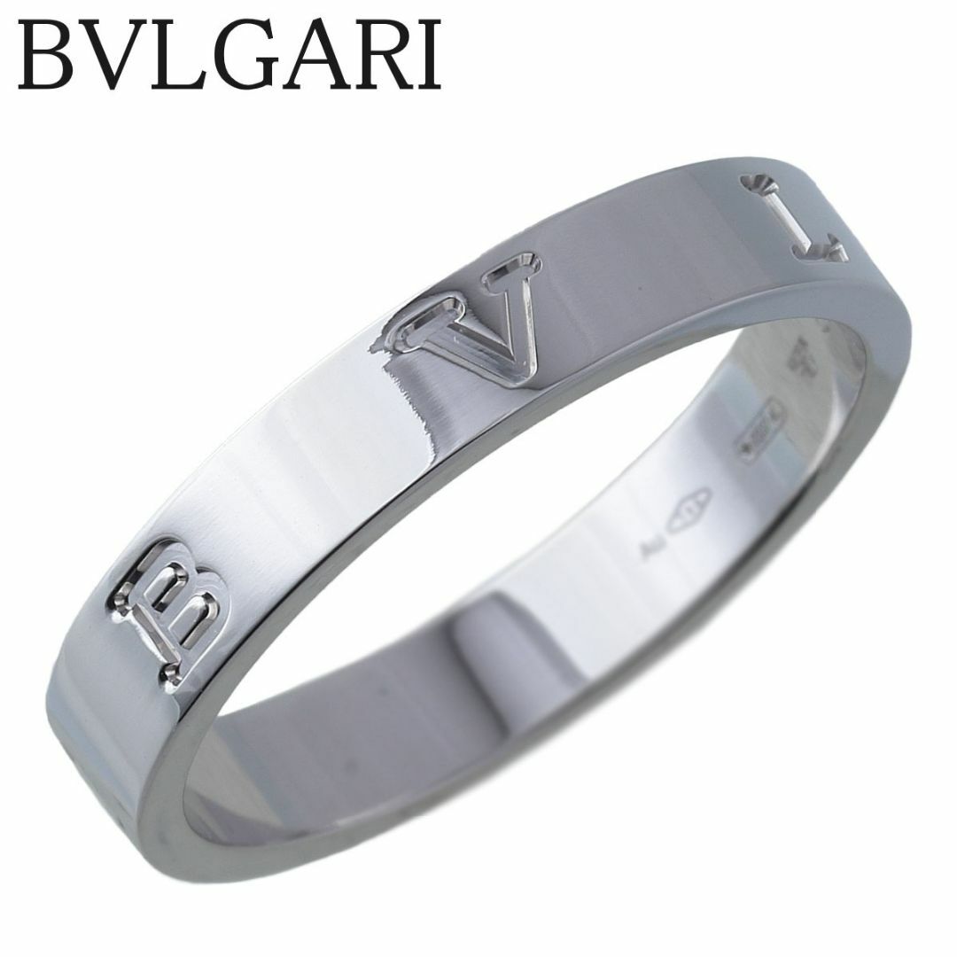 BVLGARI(ブルガリ)のブルガリ ビーゼロワン エッセンシャル バンド リング #58 B-zero1 AU750WG 新品仕上げ済 BVLGARI【16528】 レディースのアクセサリー(リング(指輪))の商品写真