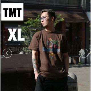 ティーエムティー(TMT)の【新品】TMT HEAVY JERSEY S/SL TEE ブラウン　XL(Tシャツ/カットソー(半袖/袖なし))