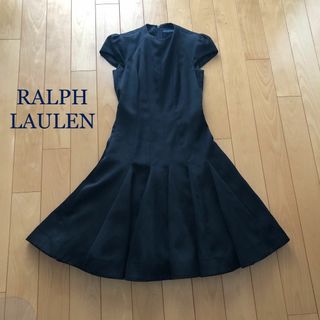 ラルフローレン(Ralph Lauren)のRalph Lauren　ラルフローレン　黒　ワンピース　サイズ2(ひざ丈ワンピース)