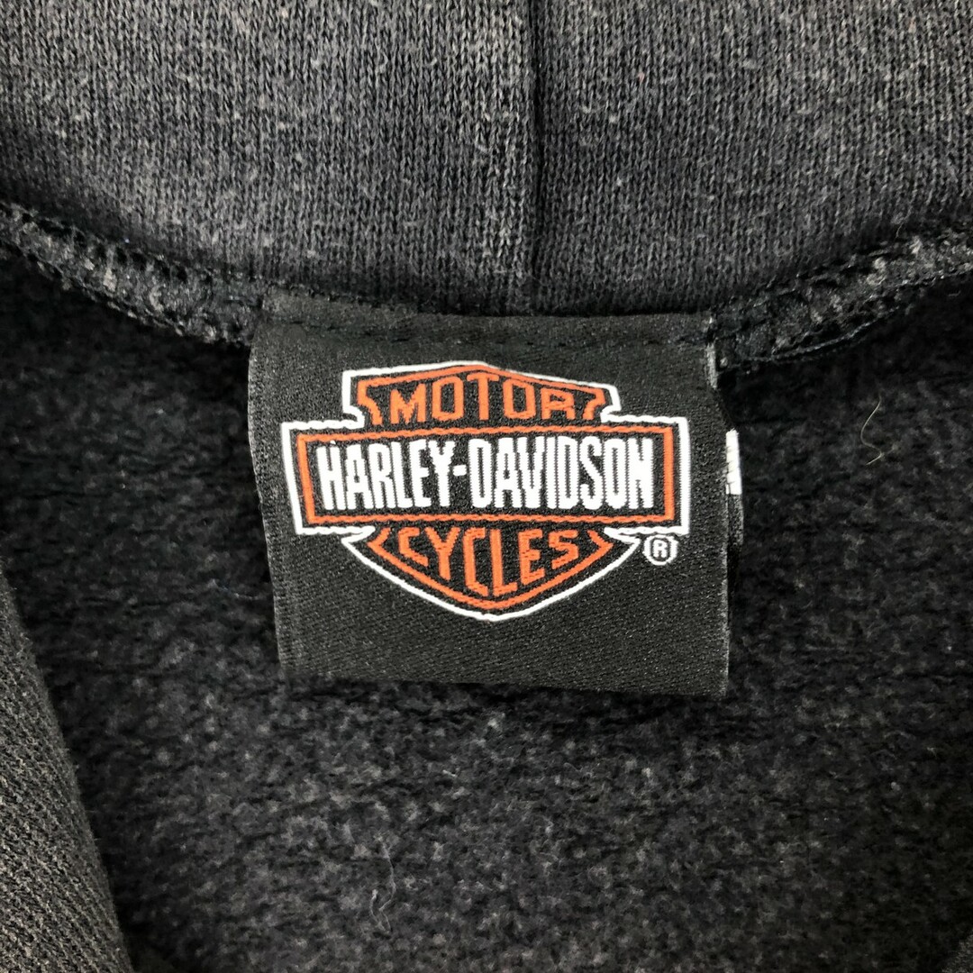Harley Davidson(ハーレーダビッドソン)の古着 00年代 ハーレーダビッドソン Harley-Davidson スウェットフルジップパーカー メンズXXL /eaa423039 メンズのトップス(スウェット)の商品写真