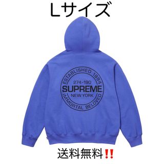 シュプリーム(Supreme)のシュプリーム イモータルフーディースウェットシャツ バイオレット Lサイズ(パーカー)