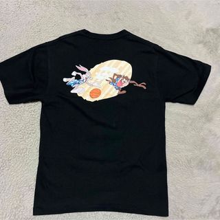 アベイシングエイプ(A BATHING APE)のAPE BAPE KAWS SPACE JAM BLUE CAMO tシャツ　M(Tシャツ/カットソー(半袖/袖なし))