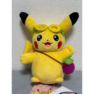 【新品未使用】台湾ポケモンセンター　ピカチュウ　ぬいぐるみ(ぬいぐるみ)