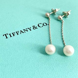 ティファニー(Tiffany & Co.)の ティファニー ドロップ パール ボール フック ピアス 希少 レア y73(ネックレス)