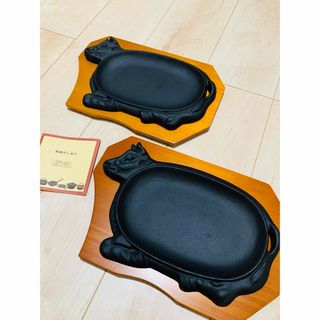 こっきー様専用【新品未使用】2枚セット池永鉄工 鉄と暮らす ステーキ皿 鉄板 (食器)