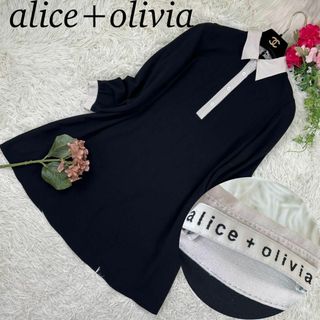 アリスアンドオリビア(Alice+Olivia)のalice+olivia アリスアンドオリビア レディース シルク ワンピース(ミニワンピース)