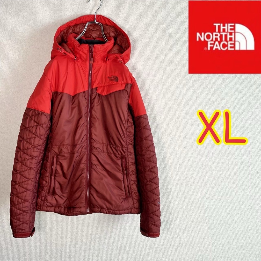 THE NORTH FACE(ザノースフェイス)のノースフェイス　キルティングジャケット　VX 赤茶　レディースXL レディースのジャケット/アウター(ブルゾン)の商品写真