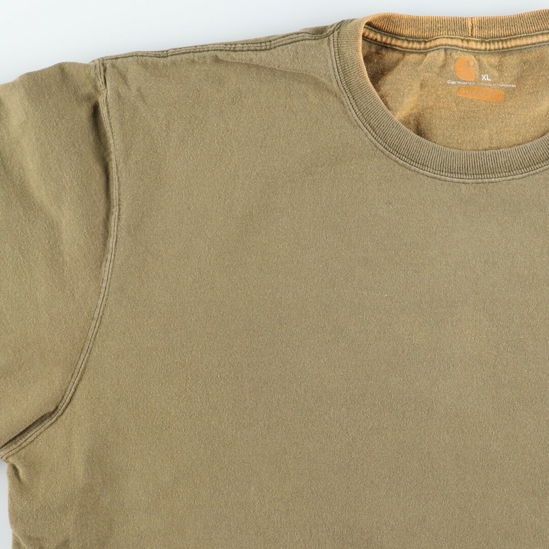 carhartt(カーハート)の古着 カーハート Carhartt ORIGINAL FIT 半袖 ワンポイントロゴポケットTシャツ メンズXL /eaa430513 メンズのトップス(Tシャツ/カットソー(半袖/袖なし))の商品写真