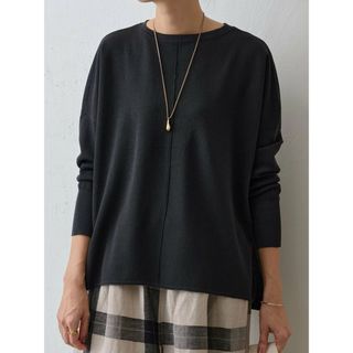BEARDSLEY - 未使用近 ディパーチャープリントニット 定価33000円の BEARDSLEY - 未使用近 ディパーチャープリントニット 定価33000円の