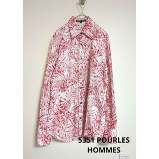 ゴーサンゴーイチプールオム(5351 POUR LES HOMMES)の【美品】5351POURLESHOMMES 花柄　長袖シャツ(シャツ)