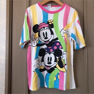 ディズニー(Disney)の【MICKEY&CO.】古着 Tシャツ 半袖 ミッキー ミニー ディズニー(キャラクターグッズ)