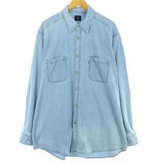 リーバイス(Levi's)の古着 90年代 リーバイス Levi's 長袖 デニムシャツ メンズL ヴィンテージ /eaa426693(シャツ)