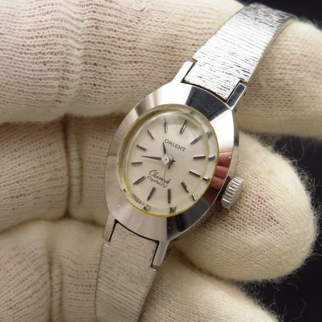 ORIENT - Orient Chamade Crystal 手巻き腕時計 21J の通販 by ORIENT - Orient Chamade Crystal 手巻き腕時計 21J の通販 by