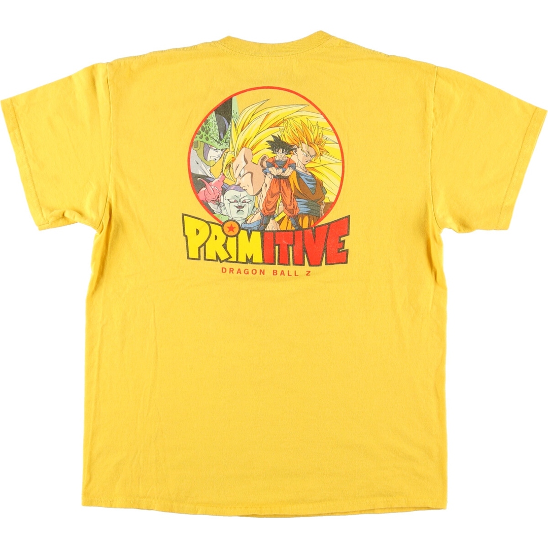 古着 PRIMITIVE DRAGONBALL Z ドラゴンボールZ バックプリント アニメ キャラクタープリントTシャツ メンズL /eaa436195 メンズのトップス(Tシャツ/カットソー(半袖/袖なし))の商品写真
