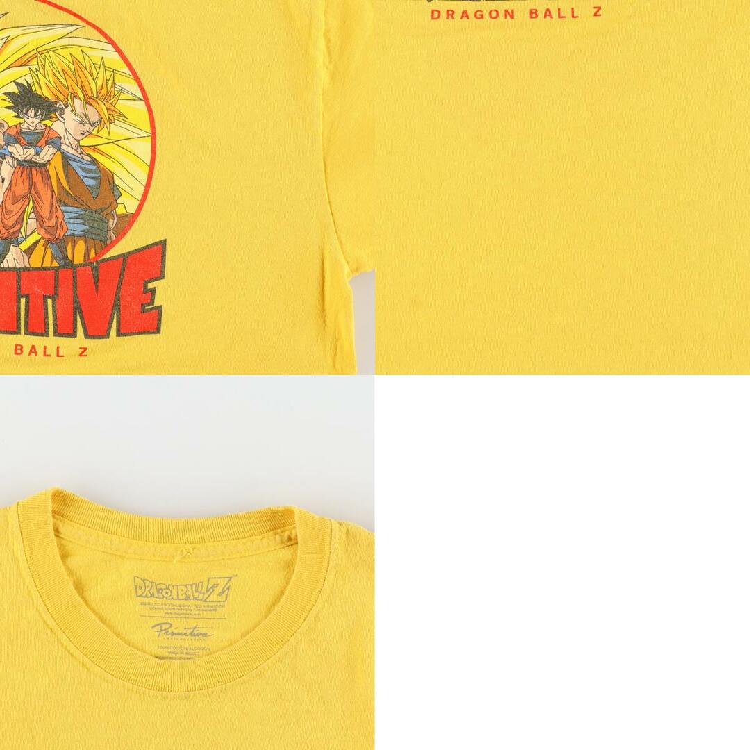 古着 PRIMITIVE DRAGONBALL Z ドラゴンボールZ バックプリント アニメ キャラクタープリントTシャツ メンズL /eaa436195 メンズのトップス(Tシャツ/カットソー(半袖/袖なし))の商品写真