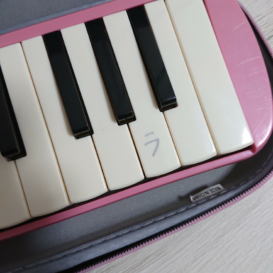 スズキ(スズキ)のSUZUKI❤️MELODION  鍵盤ハーモニカ  ピンク 楽器の鍵盤楽器(その他)の商品写真
