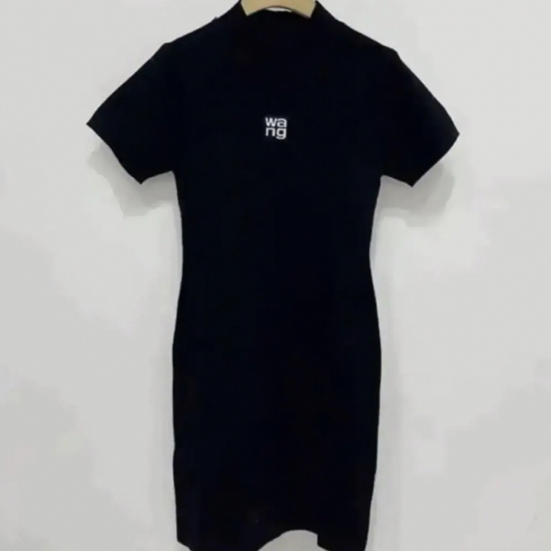 alexander wang ボディコンニットモックネック tシャツドレス alexander wang ボディコンニットモックネック tシャツドレス