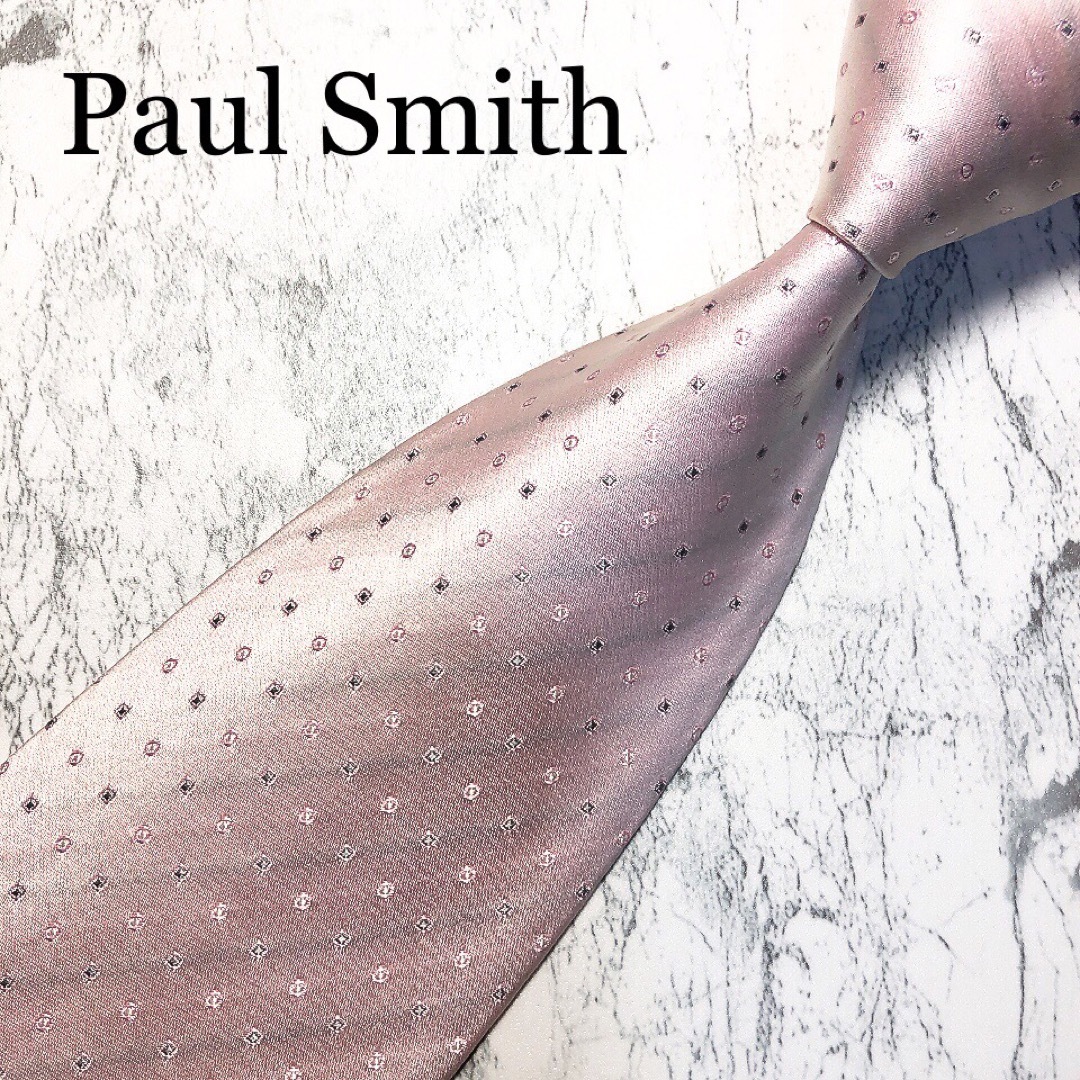 Paul Smith COLLECTION(ポールスミスコレクション)のPaul Smith Collection ネクタイ　ドット　ピンク メンズのファッション小物(ネクタイ)の商品写真