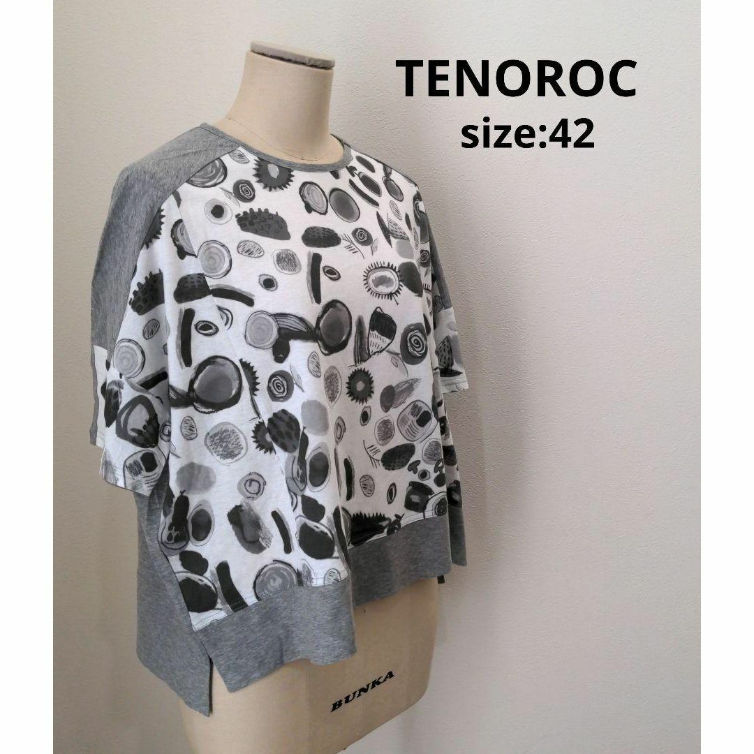 TENOROC 【日本製】 半袖 トップス プルオーバー 体型カバー レディース レディースのトップス(Tシャツ(半袖/袖なし))の商品写真