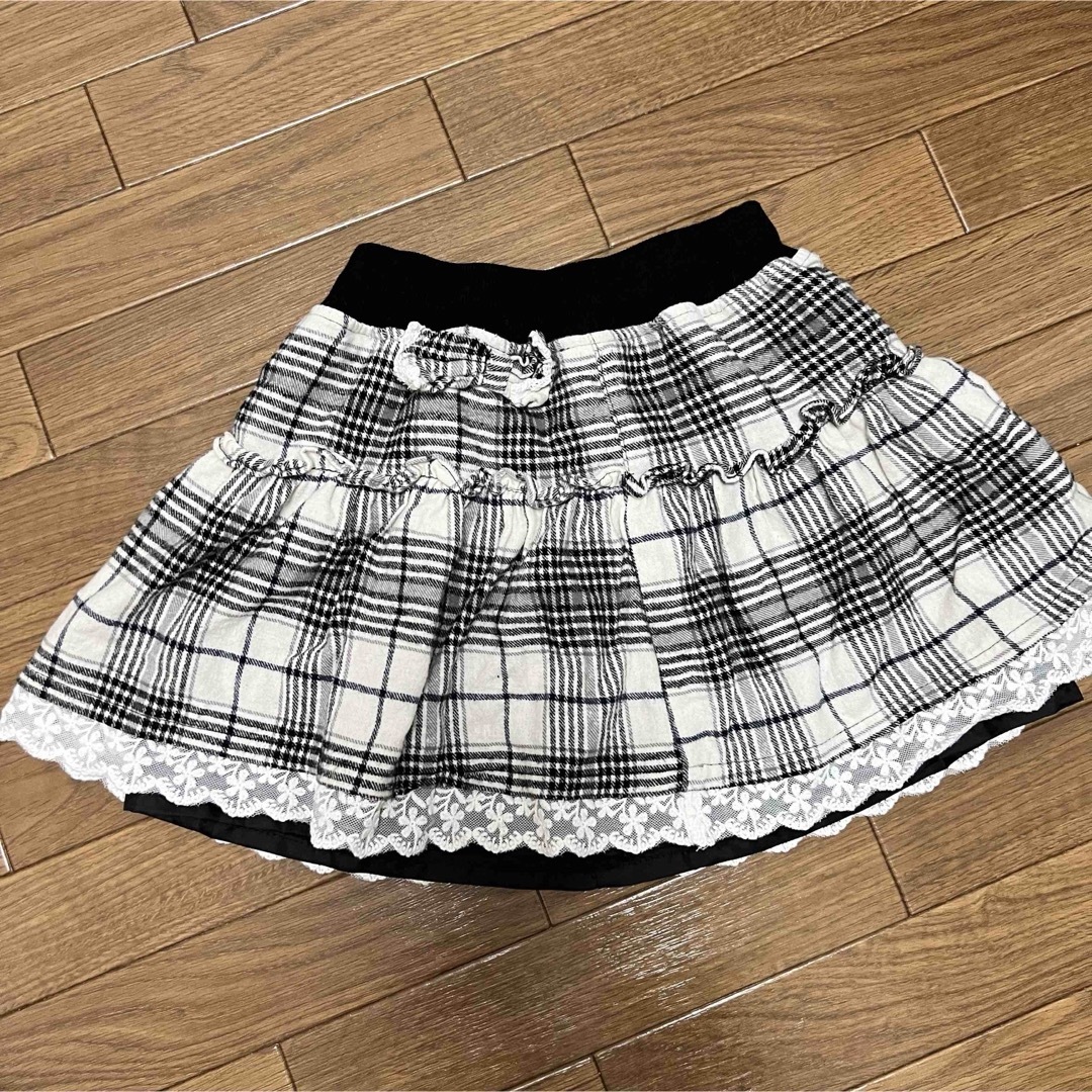 【極美品】キッズスカート 120 セット キッズ/ベビー/マタニティのキッズ服女の子用(90cm~)(スカート)の商品写真