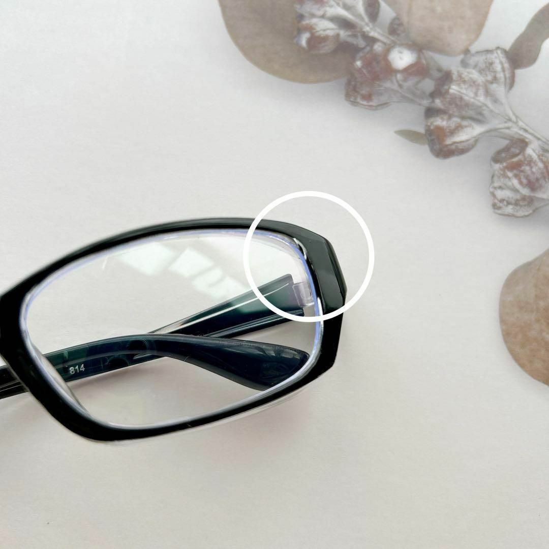 【訳あり】花粉メガネ 対策 スクエア 男女兼用 ユニセックス メンズ レディース レディースのファッション小物(サングラス/メガネ)の商品写真