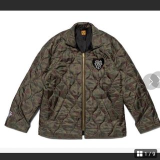 ヒューマンメイド(HUMAN MADE)の新品、送料込みGDC HEART CAMO JACKET BLACK 2XL(ミリタリージャケット)