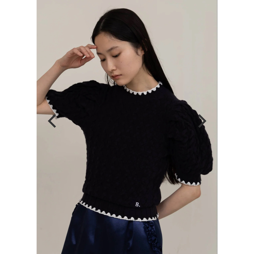 épine(エピヌ)のbibiy. ビビィ パフニット B. PUFF KNIT レディースのトップス(ニット/セーター)の商品写真