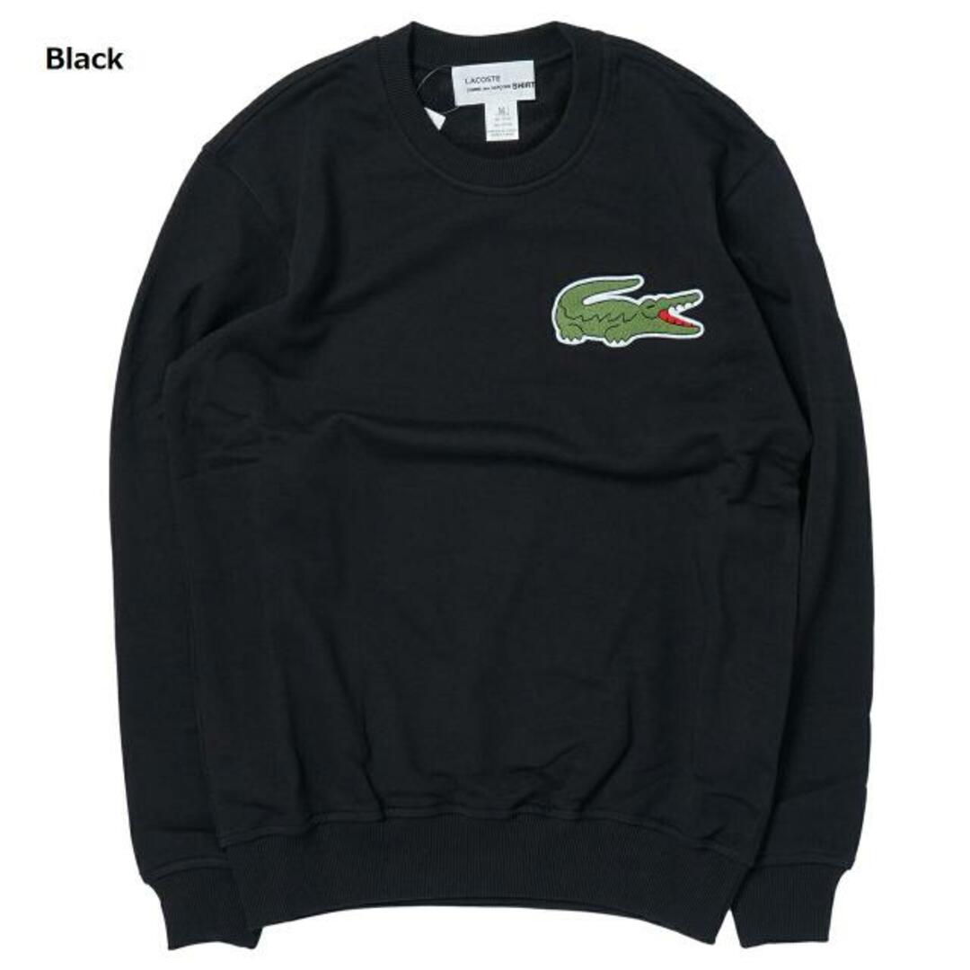 COMME des GARCONS(コムデギャルソン)のラコステ LACOSTE ×COMME des GARCONS SHIRT コムデギャルソン コラボ スエット カットソー Black メンズのトップス(スウェット)の商品写真