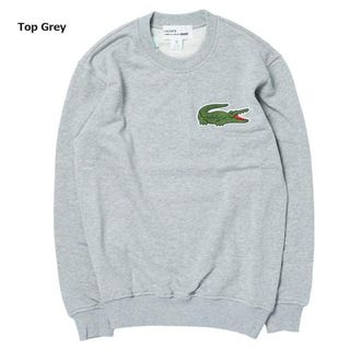 コムデギャルソン(COMME des GARCONS)のラコステ LACOSTE ×COMME des GARCONS SHIRT コムデギャルソン コラボ スエット カットソー Top Grey(スウェット)