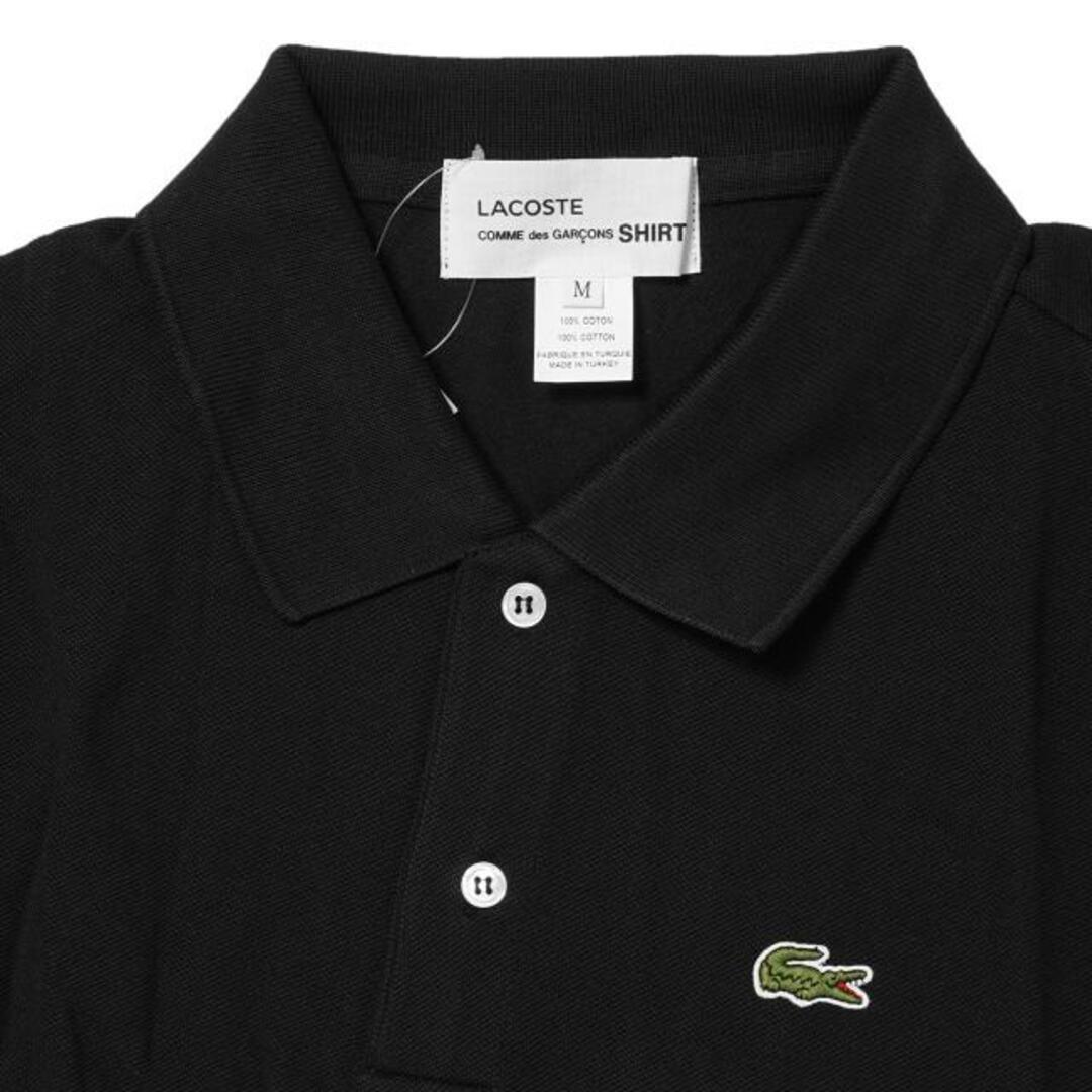 COMME des GARCONS(コムデギャルソン)のラコステ LACOSTE ×COMME des GARCONS SHIRT コムデギャルソン コラボ ポロシャツ カットソー Black L メンズのトップス(ポロシャツ)の商品写真