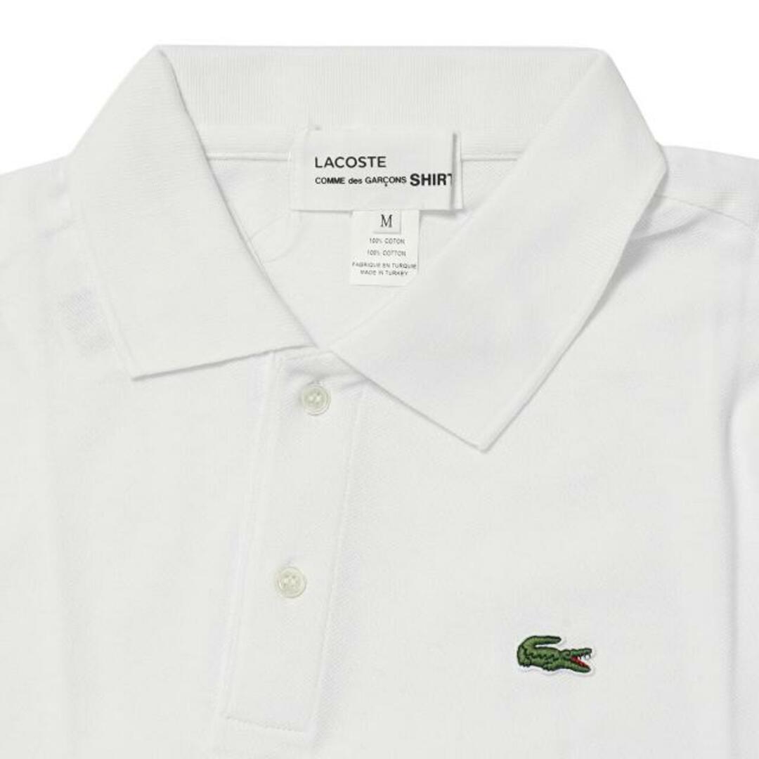 COMME des GARCONS(コムデギャルソン)のラコステ LACOSTE ×COMME des GARCONS SHIRT コムデギャルソン コラボ ポロシャツ カットソー White M メンズのトップス(ポロシャツ)の商品写真