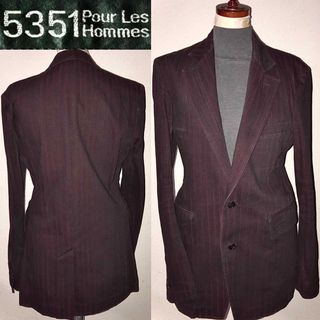 ゴーサンゴーイチプールオム(5351 POUR LES HOMMES)の5351 PourLesHOMMES 送料込 定価3.5〜4万円程 ジャケット(テーラードジャケット)