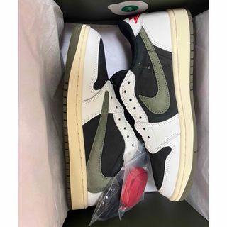 ジョーダン(Jordan Brand（NIKE）)のTravis Scott × Air Jordan 1 Low OG Olive(スニーカー)