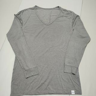 ユニクロ(UNIQLO)のヒートテック ユニクロ UNIQLO グレー(Tシャツ/カットソー(七分/長袖))