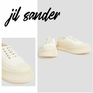 ジルサンダー(Jil Sander)のジルサンダー jilsander ローカットスニーカー 23.5cm ホワイト(スニーカー)