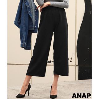 ANAP アナップ リブニットワイドパンツ