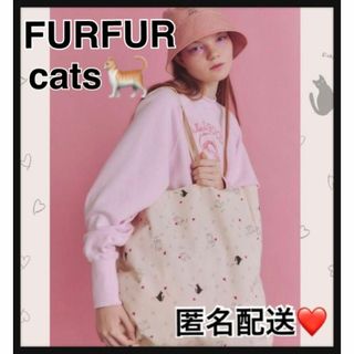 最終価格 furfur ファーファー ノベルティ 猫 キャット トートバッグ