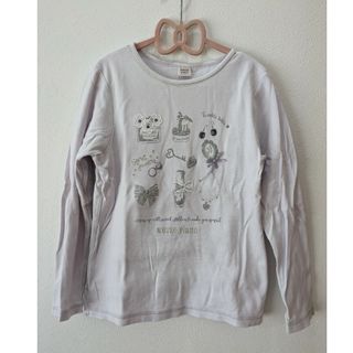 メゾピアノジュニア(mezzo piano junior)のメゾピアノ カットソー 長袖 Tシャツ 140(Tシャツ/カットソー)