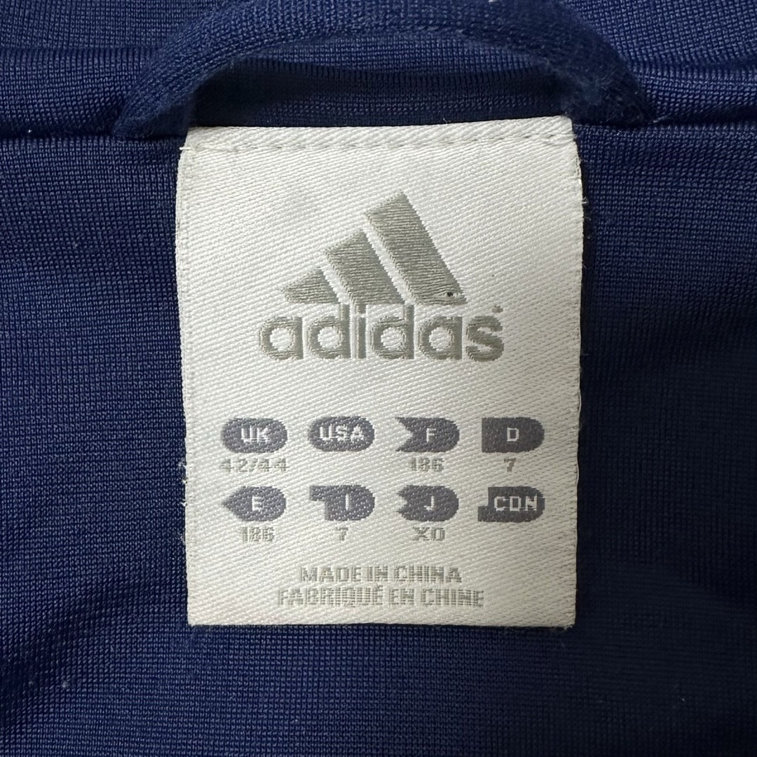 adidas(アディダス)の美品★00s★adidas/アディダス★ジャージ★レトロ★ネイビー/紺白★XXL メンズのトップス(ジャージ)の商品写真